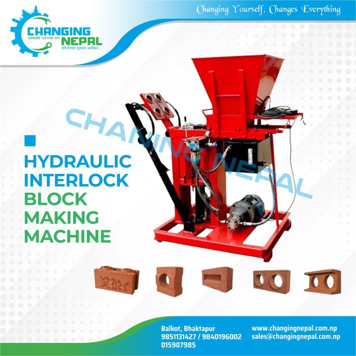 Hydraulic Block Making Machine
